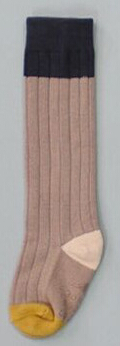 Knee-High Socks color block
