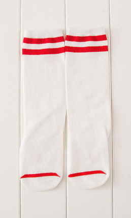 Striped baseball socks