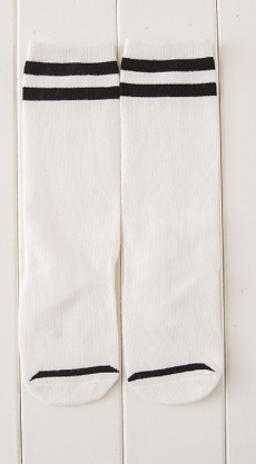 Striped baseball socks